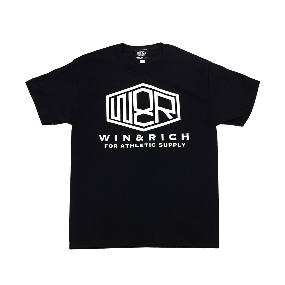 WIN and RICH ロゴソフトタッチTシャツ